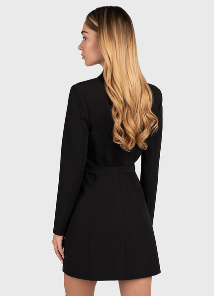 Módní Coralie šaty, Černá barva, 2022