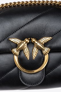 Love Mini Puff kabelka Černá barva Ženy