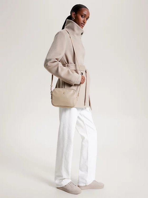 Poppy Plus crossbody Krémová barva Ženy