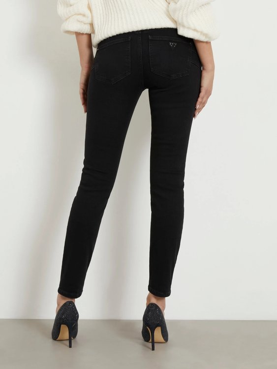 Módní Shape Up jeans, Černá barva, 2024