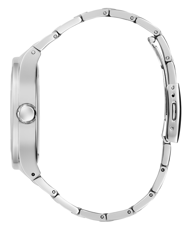 Módní Headline hodinky, Černá, Stříbrná barva, 2024