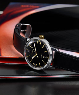 Černá, Stříbrná barva, Marlin hodinky