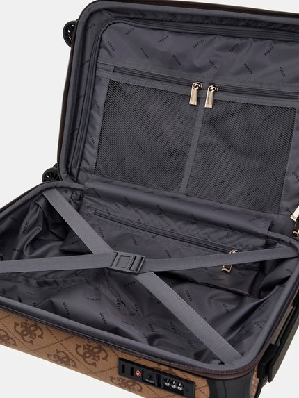 Módní Kallisto kufr, Béžová, Hnědá barva, 2024