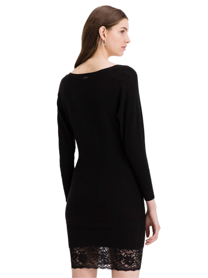 Módní Celine šaty, Černá barva, 2021, 2020