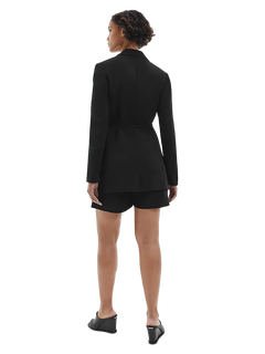 Calvin Klein – Crepe sako, Černá barva 1