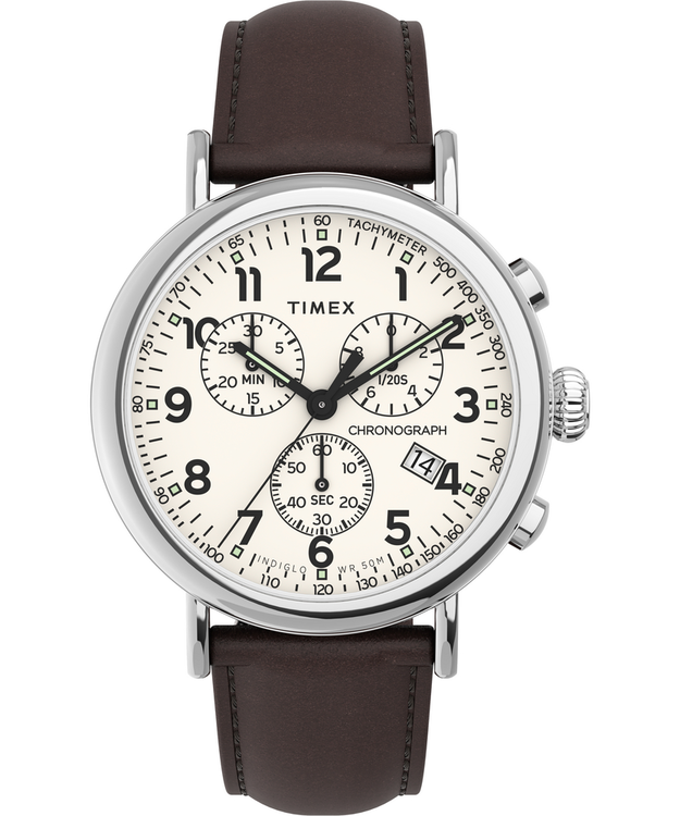 TIMEX – TW2V27600UK-Silver-Tone HODINKY