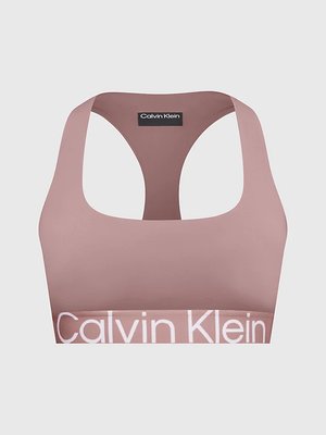 Support podprsenka – Calvin Klein Performance, Růžová barva Ženy