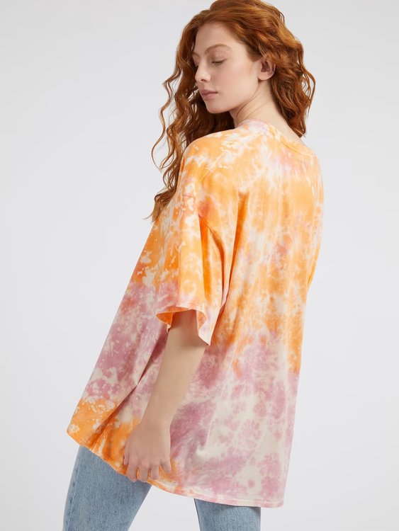 Teddy Lounge triko – GUESS, Oranžová barva Ženy