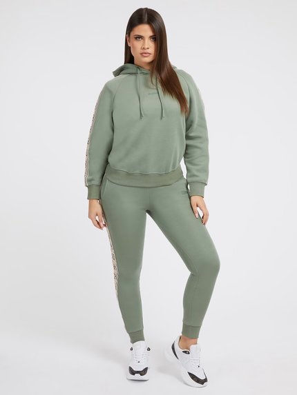 Módní Britney tepláky, Zelená barva, 2023