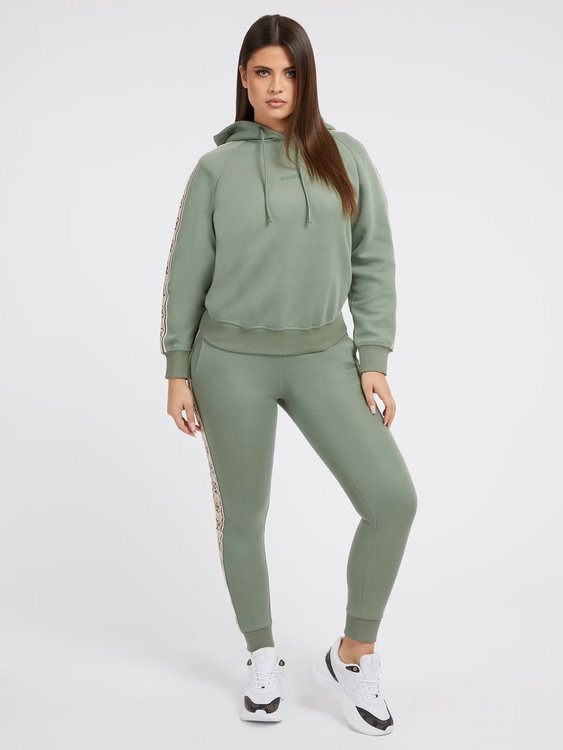 Módní Britney tepláky, Zelená barva, 2023