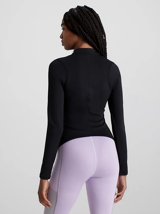 Tracksuit top – Calvin Klein Performance, Černá barva Ženy