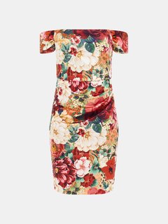 Červená, Multi barva, Camila šaty