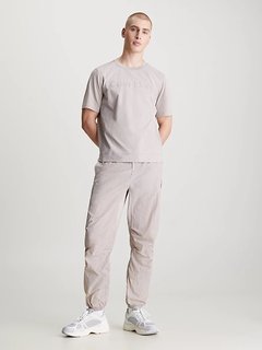 Luxusní Textured Gym triko, Béžová, Krémová, Šedá barva, L, XL