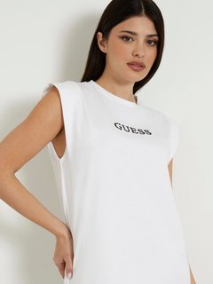 Luxusní Athena Jersey šaty, Bílá barva, XS, S, M, L