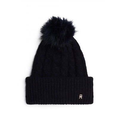 TH Timeless čepice – Tommy Hilfiger, Modrá barva Ženy