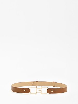 G Logo pásek – GUESS, Hnědá barva Ženy