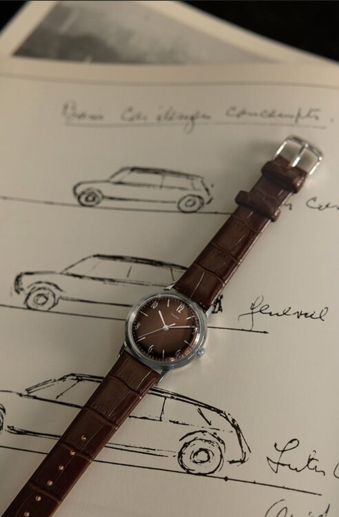 TIMEX – Marlin hodinky, Hnědá, Stříbrná barva 1