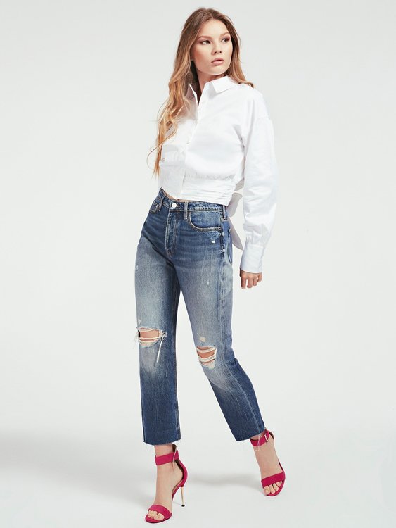 Lucina košile – Guess, Bílá barva Ženy, Ženy